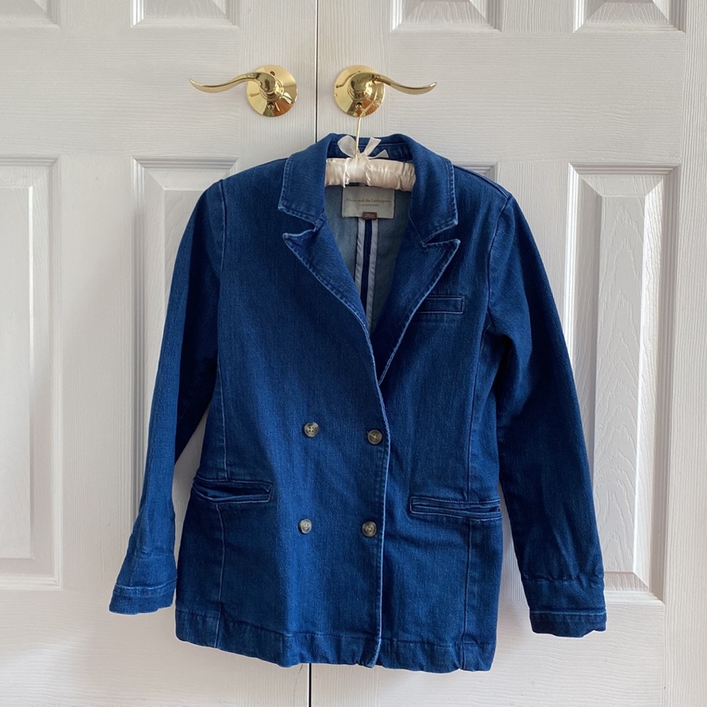 Pilcro and then Letterpress Denim Coat - Anthropologie XS